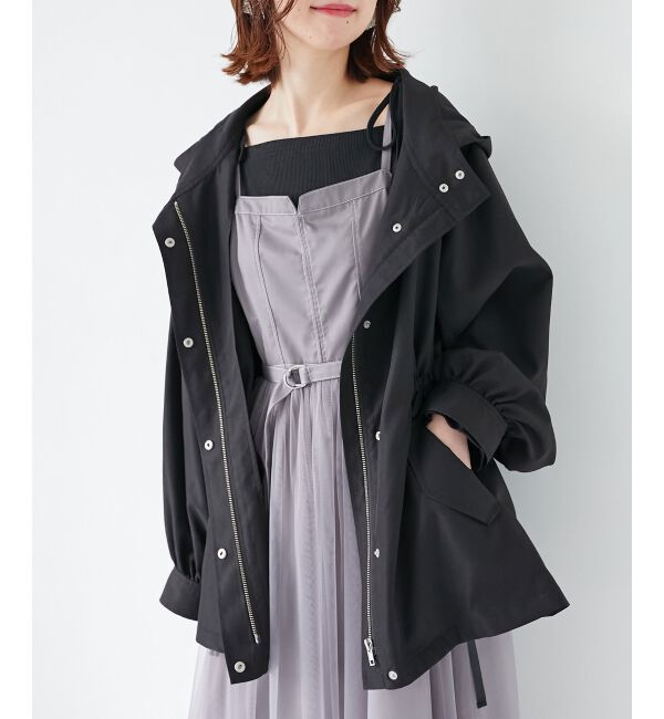 MAJESTICLEGON「ウエストきゅっとミディブルゾン」|ブルゾン・スタジャン|