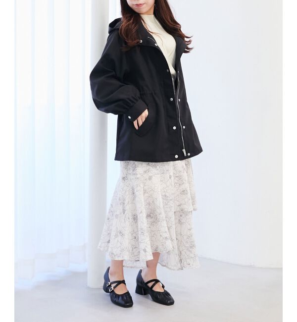 MAJESTICLEGON「ウエストきゅっとミディブルゾン」|ブルゾン・スタジャン|