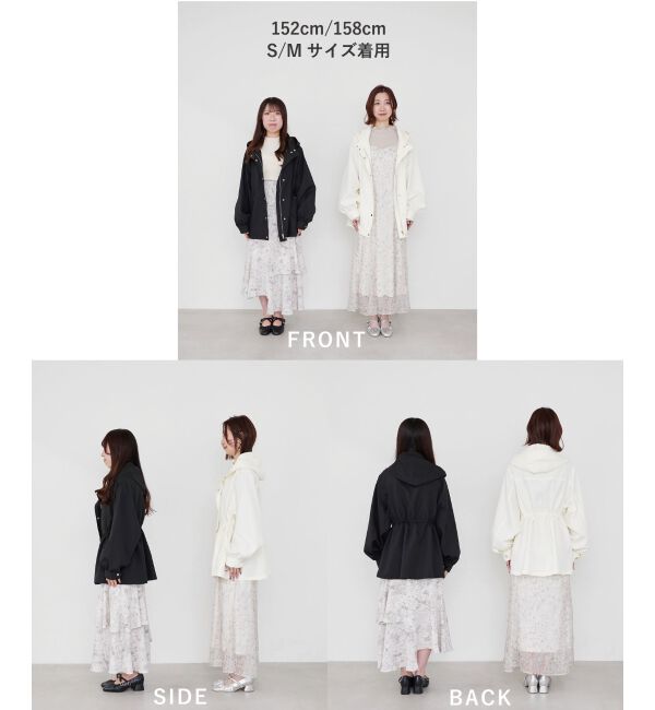 MAJESTICLEGON「ウエストきゅっとミディブルゾン」|ブルゾン・スタジャン|