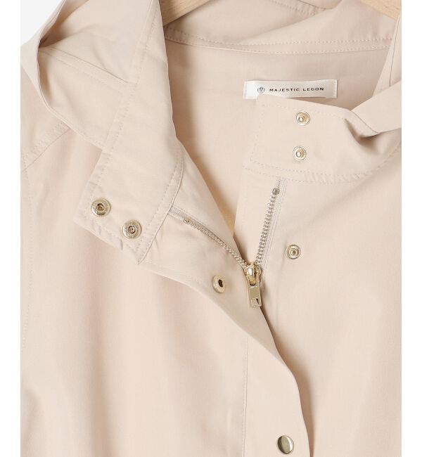 MAJESTICLEGON「ウエストきゅっとミディブルゾン」|ブルゾン・スタジャン|