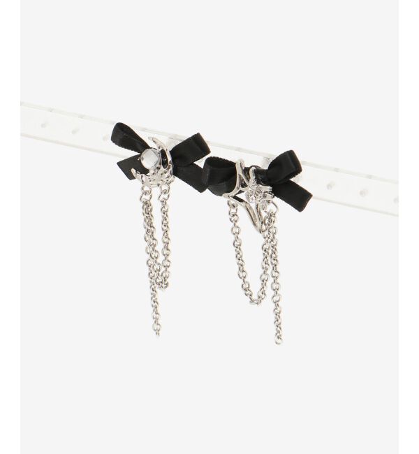 MAJESTICLEGON「リボンモチーフイヤリング」|イヤリング|