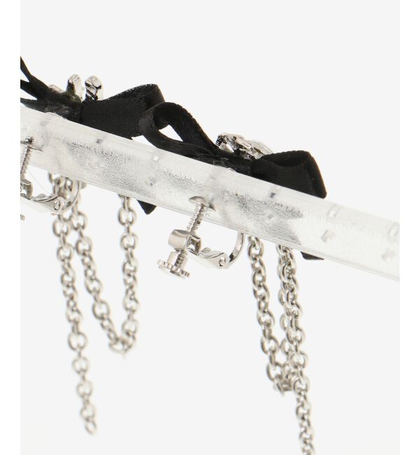 MAJESTICLEGON「リボンモチーフイヤリング」|イヤリング|