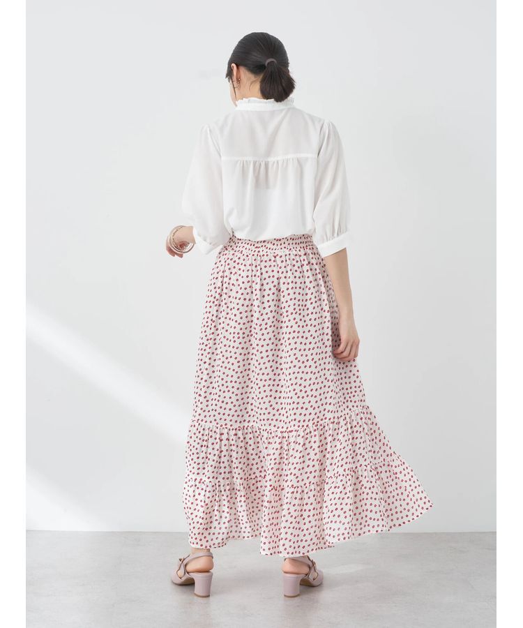 earth music&ecology「ピンタックフリルブラウス」|シャツ・ブラウス|