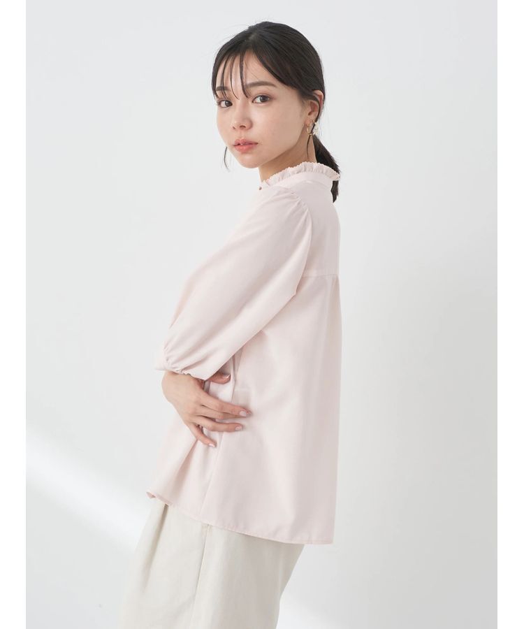 earth music&ecology「ピンタックフリルブラウス」|シャツ・ブラウス|