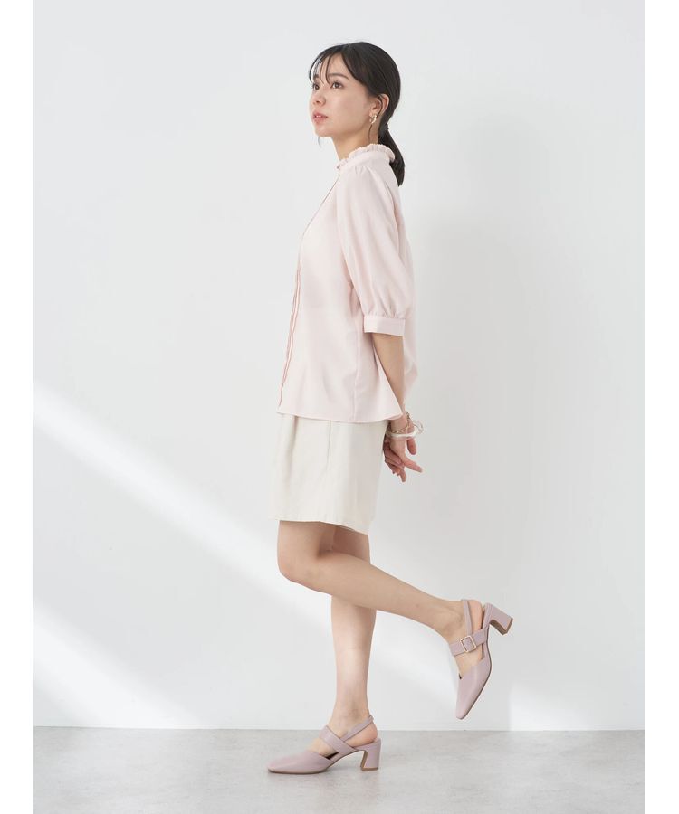 earth music&ecology「ピンタックフリルブラウス」|シャツ・ブラウス|