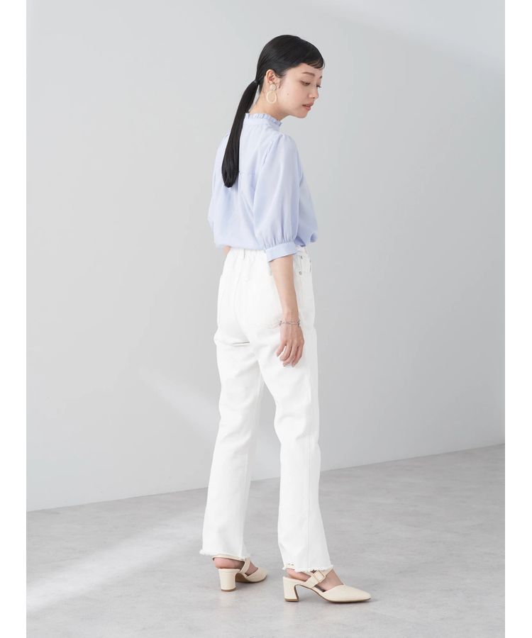 earth music&ecology「ピンタックフリルブラウス」|シャツ・ブラウス|