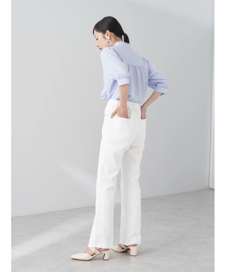 earth music&ecology「ピンタックフリルブラウス」|シャツ・ブラウス|