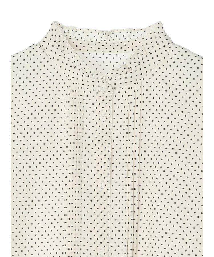 earth music&ecology「ピンタックフリルブラウス」|シャツ・ブラウス|