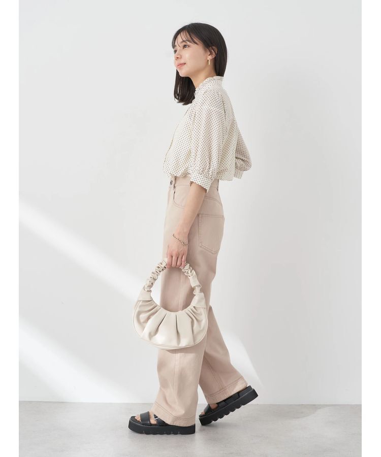 earth music&ecology「ピンタックフリルブラウス」|シャツ・ブラウス|