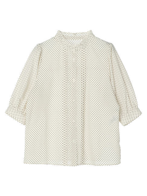 earth music&ecology「ピンタックフリルブラウス」|シャツ・ブラウス|