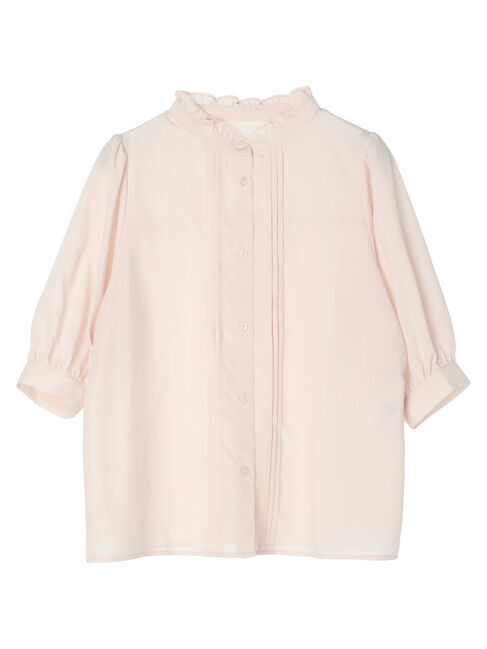 earth music&ecology「ピンタックフリルブラウス」|シャツ・ブラウス|