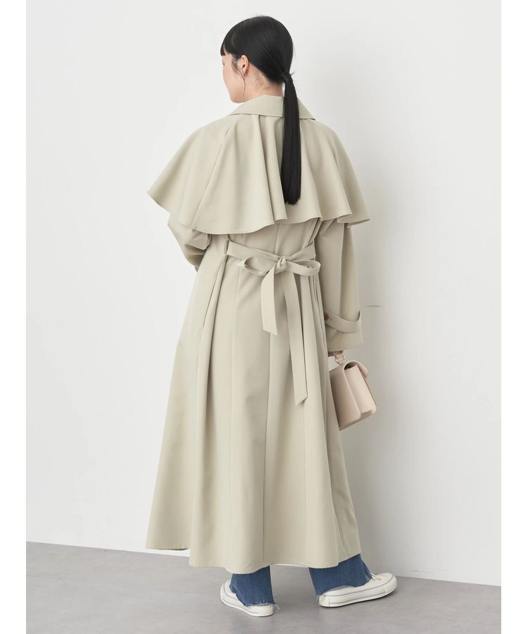earth music&ecology「2WAYケープトレンチコート」|トレンチコート|