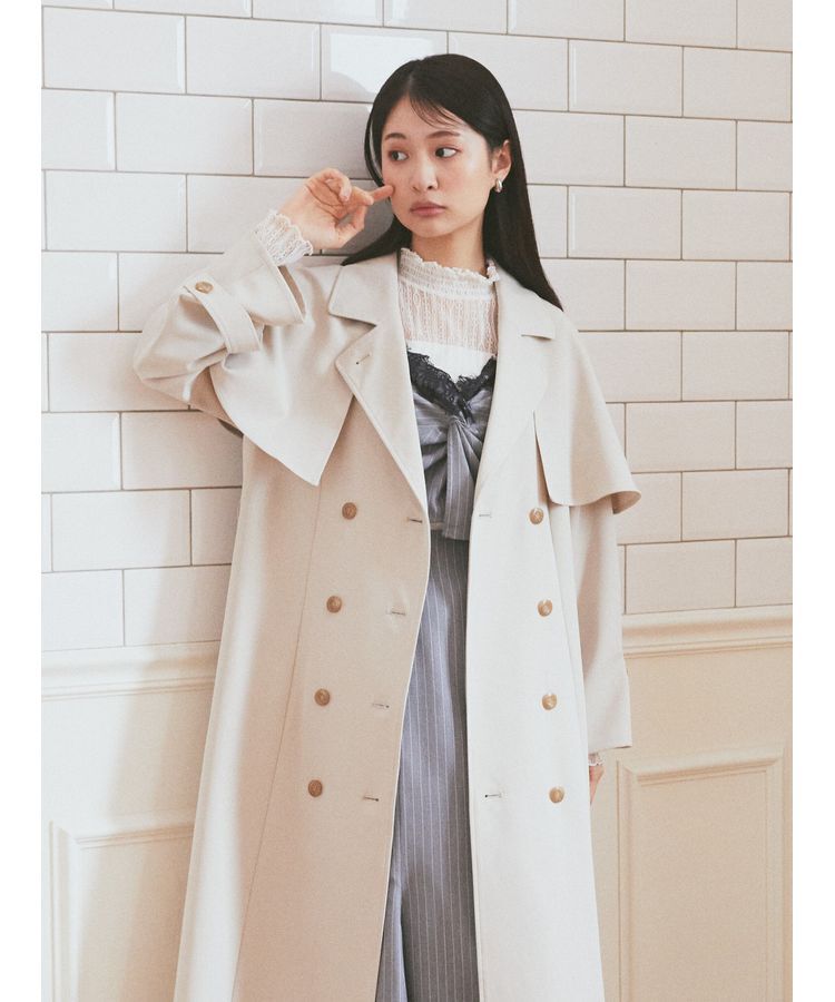 earth music&ecology「2WAYケープトレンチコート」|トレンチコート|