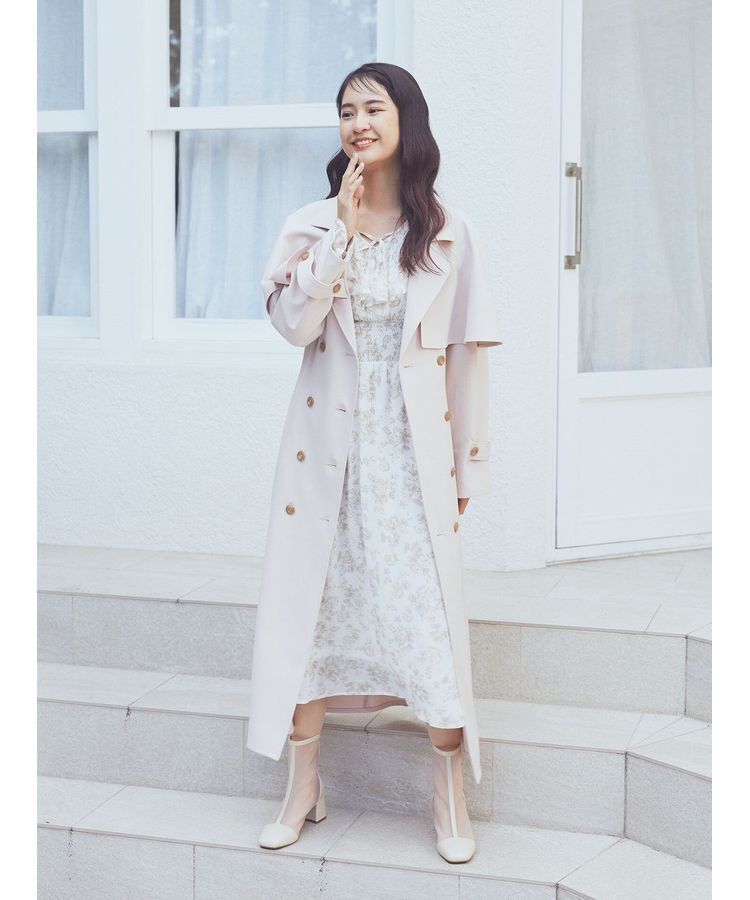 earth music&ecology「2WAYケープトレンチコート」|トレンチコート|