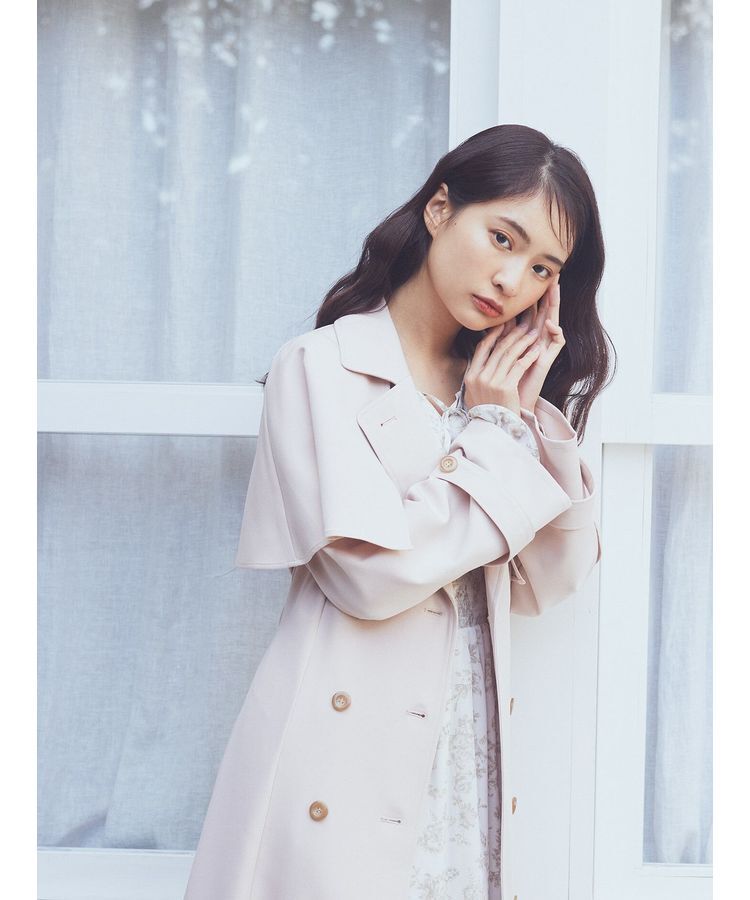 earth music&ecology「2WAYケープトレンチコート」|トレンチコート|