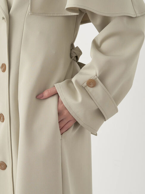 earth music&ecology「2WAYケープトレンチコート」|トレンチコート|