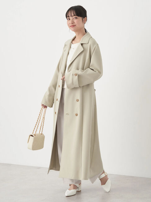 earth music&ecology「2WAYケープトレンチコート」|トレンチコート|