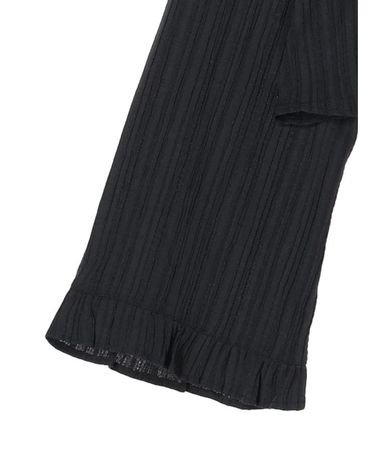 earth music&ecology「フリル切替えショートブラウス」|シャツ・ブラウス|