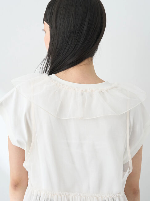 earth music&ecology「チュールベスト」|ベスト・ジレ|