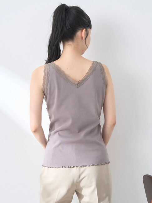 earth music&ecology「2WAYレースタンクトップ」|インナー|