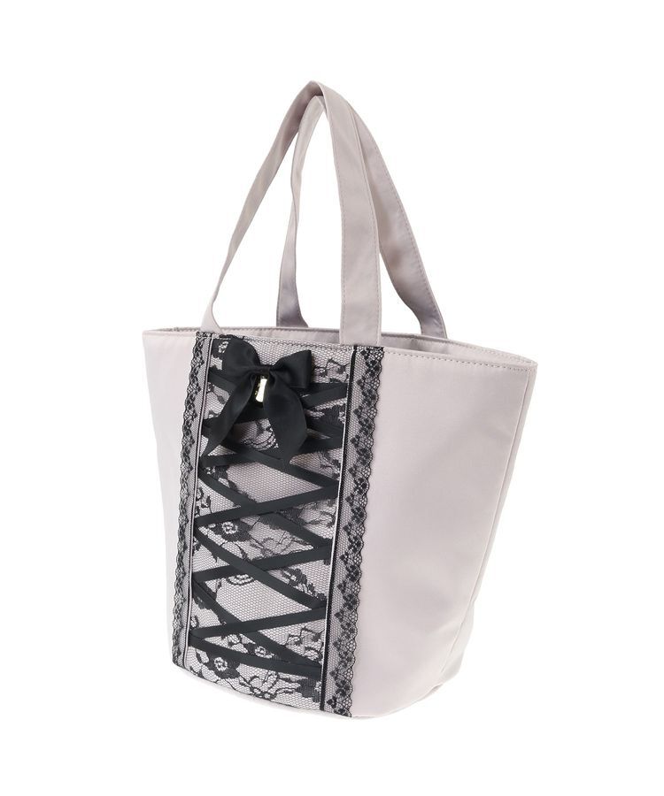 Maison de FLEUR「レースアップリボントートバッグ」|トートバッグ|