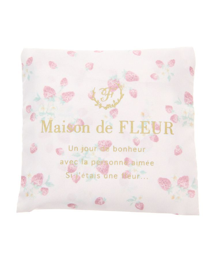 Maison de FLEUR「いちごプリントエコバッグ」|その他|
