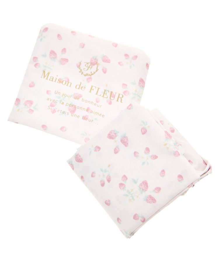 Maison de FLEUR「いちごプリントエコバッグ」|その他|