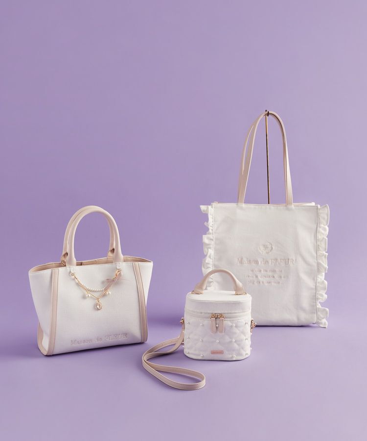 Maison de FLEUR「EC限定デニムフリルトートバッグ」|トートバッグ|