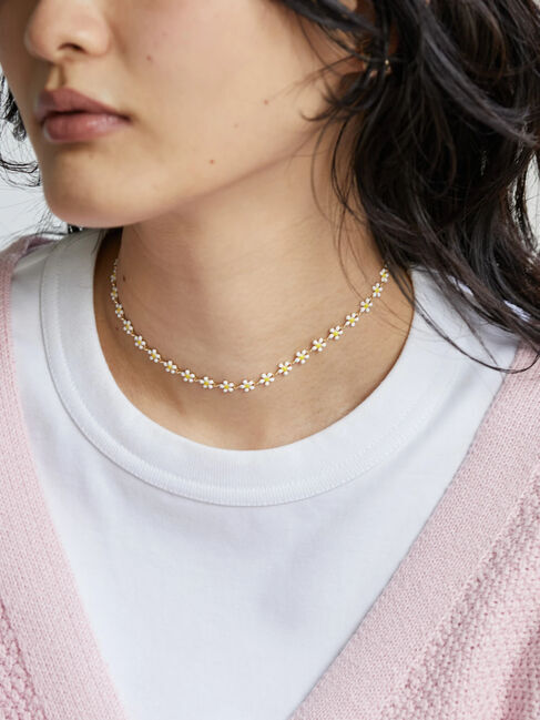  「【WEB限定】フラワーモチーフネックレス」|ネックレス|
