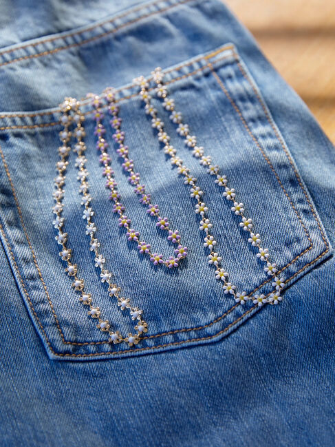  「【WEB限定】フラワーモチーフネックレス」|ネックレス|