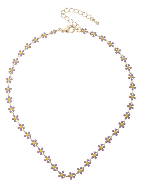  「【WEB限定】フラワーモチーフネックレス」|ネックレス|