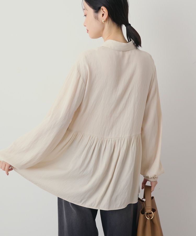 AMERICAN HOLIC「サテンティアードブラウス」|シャツ・ブラウス|