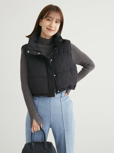 Green Parks「・Petit　Fleur　ボトルネックリブニット」|ニット・セーター|