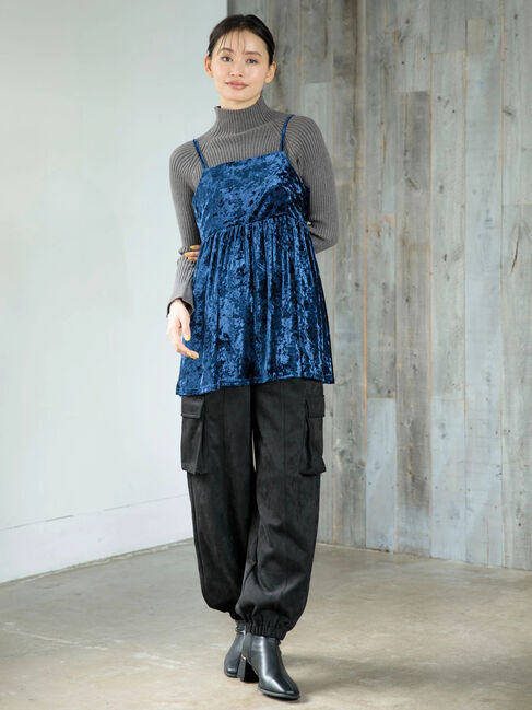 Green Parks「・Petit　Fleur　ボトルネックリブニット」|ニット・セーター|