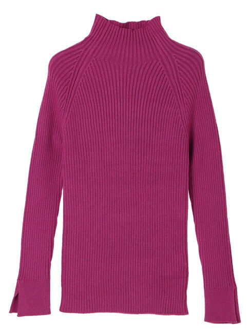 Green Parks「・Petit　Fleur　ボトルネックリブニット」|ニット・セーター|