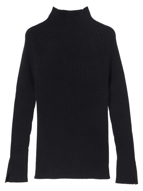 Green Parks「・Petit　Fleur　ボトルネックリブニット」|ニット・セーター|