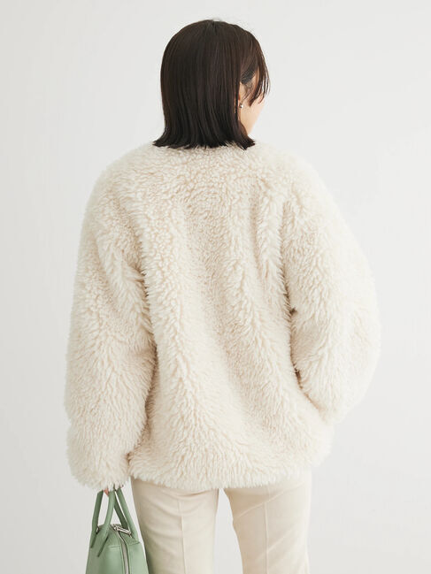 Green Parks「・ELENCARE　DUE　シープファーノーカラーコート」|その他|