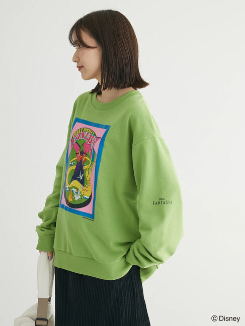 Green Parks「FANTASIA/ポスタープリント裏毛プルオーバー」|Tシャツ・カットソー|