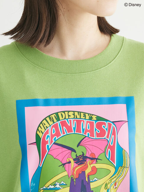 Green Parks「FANTASIA/ポスタープリント裏毛プルオーバー」|Tシャツ・カットソー|