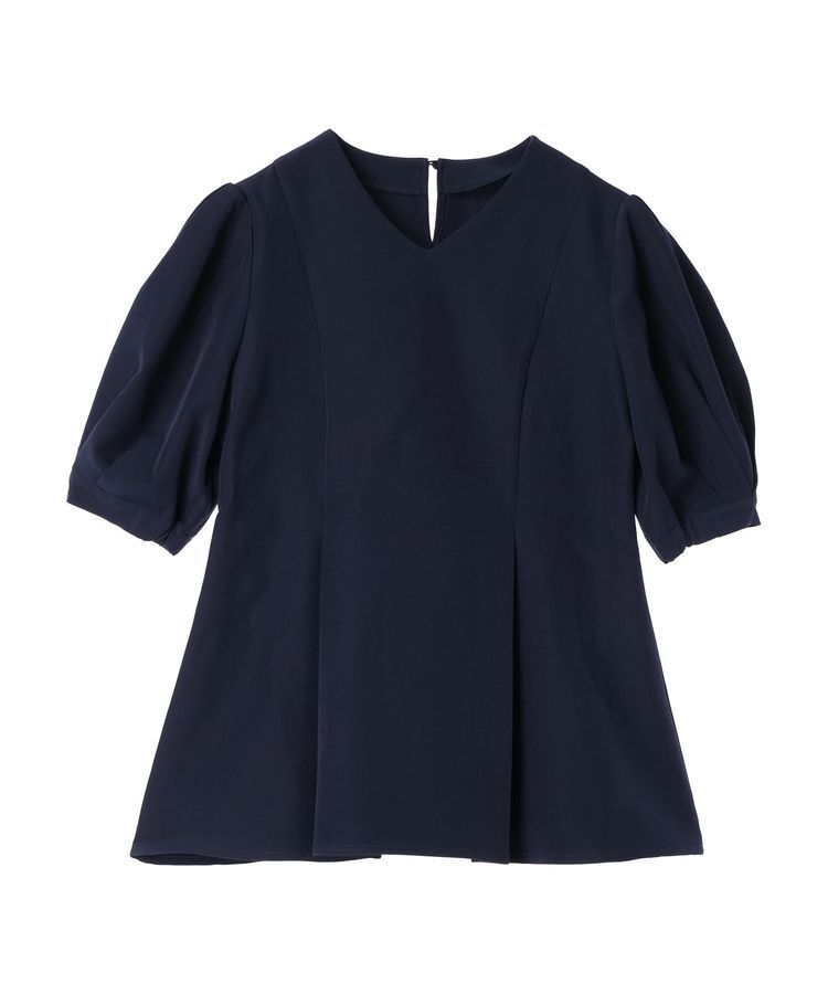 AnriettMusee「パフスリーブペプラムブラウス」|シャツ・ブラウス|