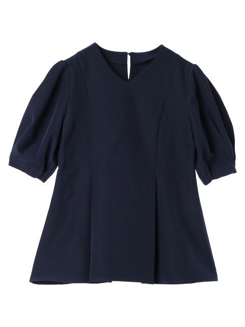 AnriettMusee「パフスリーブペプラムブラウス」|シャツ・ブラウス|