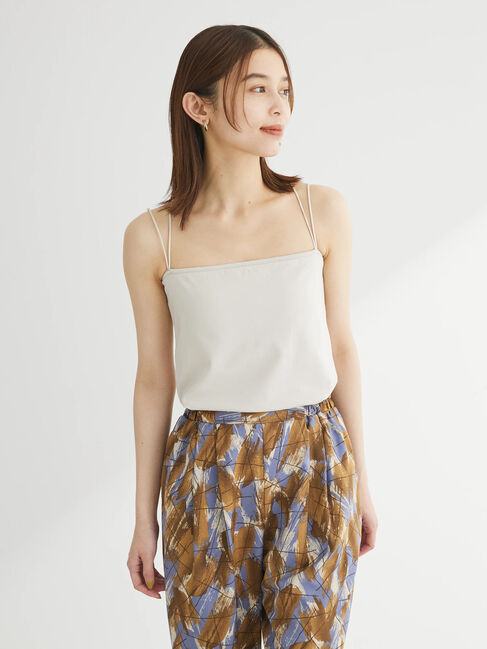 Green Parks「カップ付き天竺インナー」|インナー|Light beige