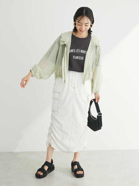 Green Parks「・SUGAR　SPOON　配色stカーゴスカート」|スカート|