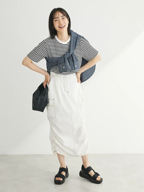 Green Parks「・SUGAR　SPOON　配色stカーゴスカート」|スカート|