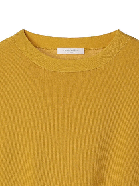 Green Parks「推しニット　フレンチスリーブニットプルオーバー」|ニット・セーター|