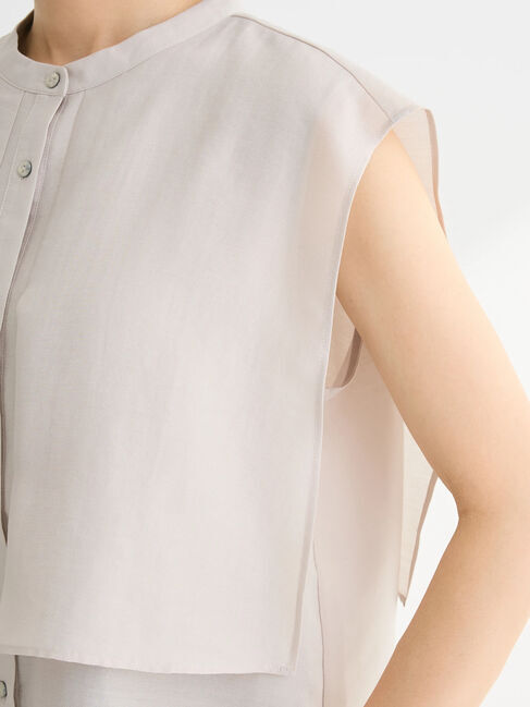 Green Parks「レイヤードノースリーブブラウス」|シャツ・ブラウス|