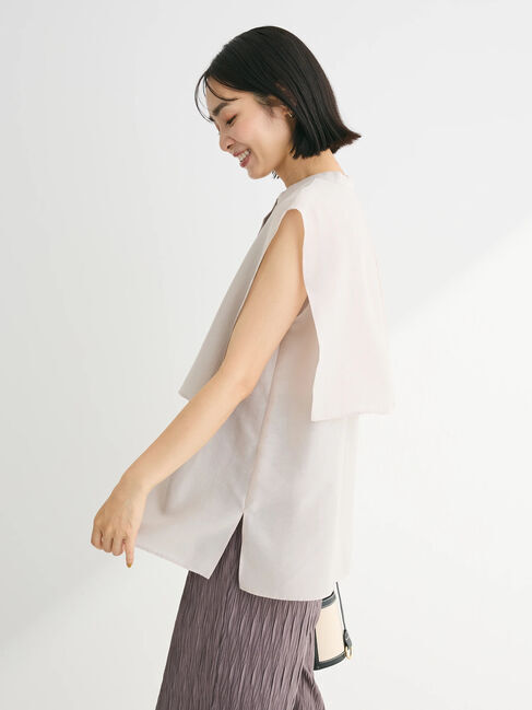 Green Parks「レイヤードノースリーブブラウス」|シャツ・ブラウス|