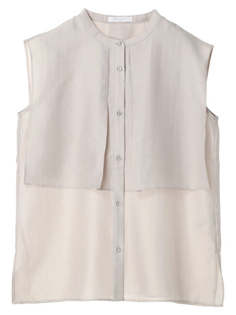 Green Parks「レイヤードノースリーブブラウス」|シャツ・ブラウス|