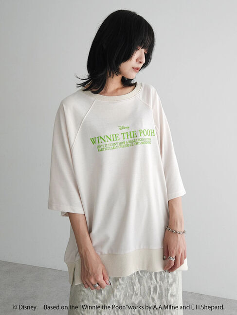 Green Parks「Winnie　the　Pooh/7分袖プルオーバー」|Tシャツ・カットソー|