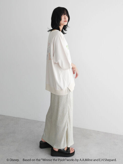 Green Parks「Winnie　the　Pooh/7分袖プルオーバー」|Tシャツ・カットソー|